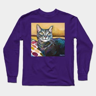 Cy Twombly the Adorable Cat Long Sleeve T-Shirt